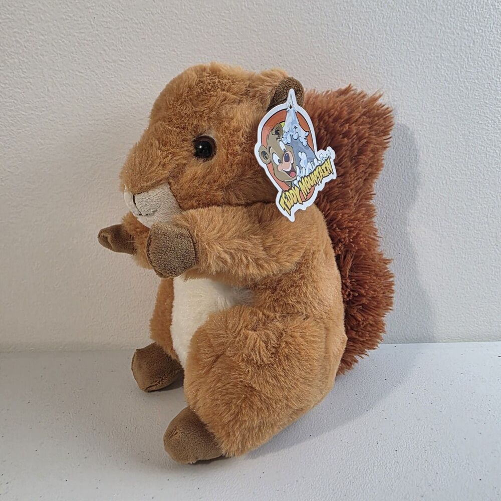 Squirrel Plush Teddy Mountain Scamper The Squirrel Stuffed Animal New NWT